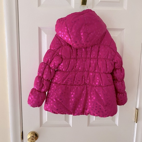 Hot Pink Winter Jacket Kids - Picture 3 of 5